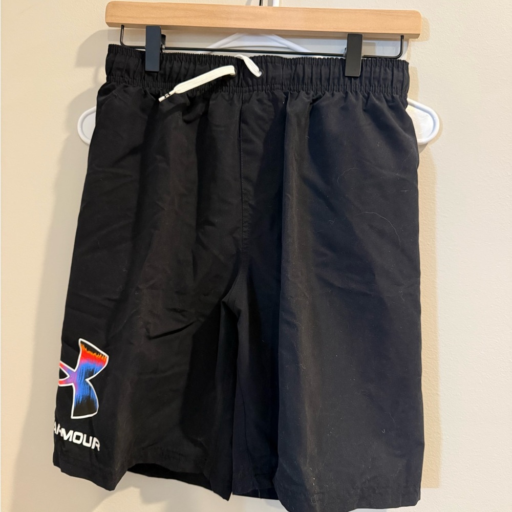 Under Armour Black bathing suit with Vibrant Logo